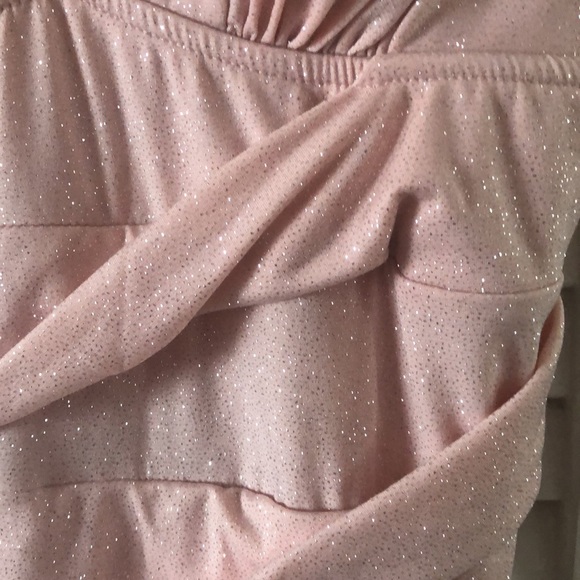 “Deb” Pink Sparkle Party Dress - Picture 3 of 4